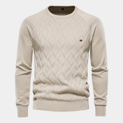 Adam® | Men'S Sweater With Checked Design