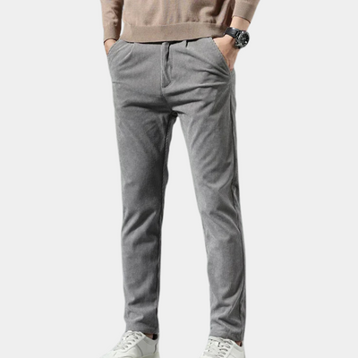 Ibraheem® | Ribbed Trousers For Men