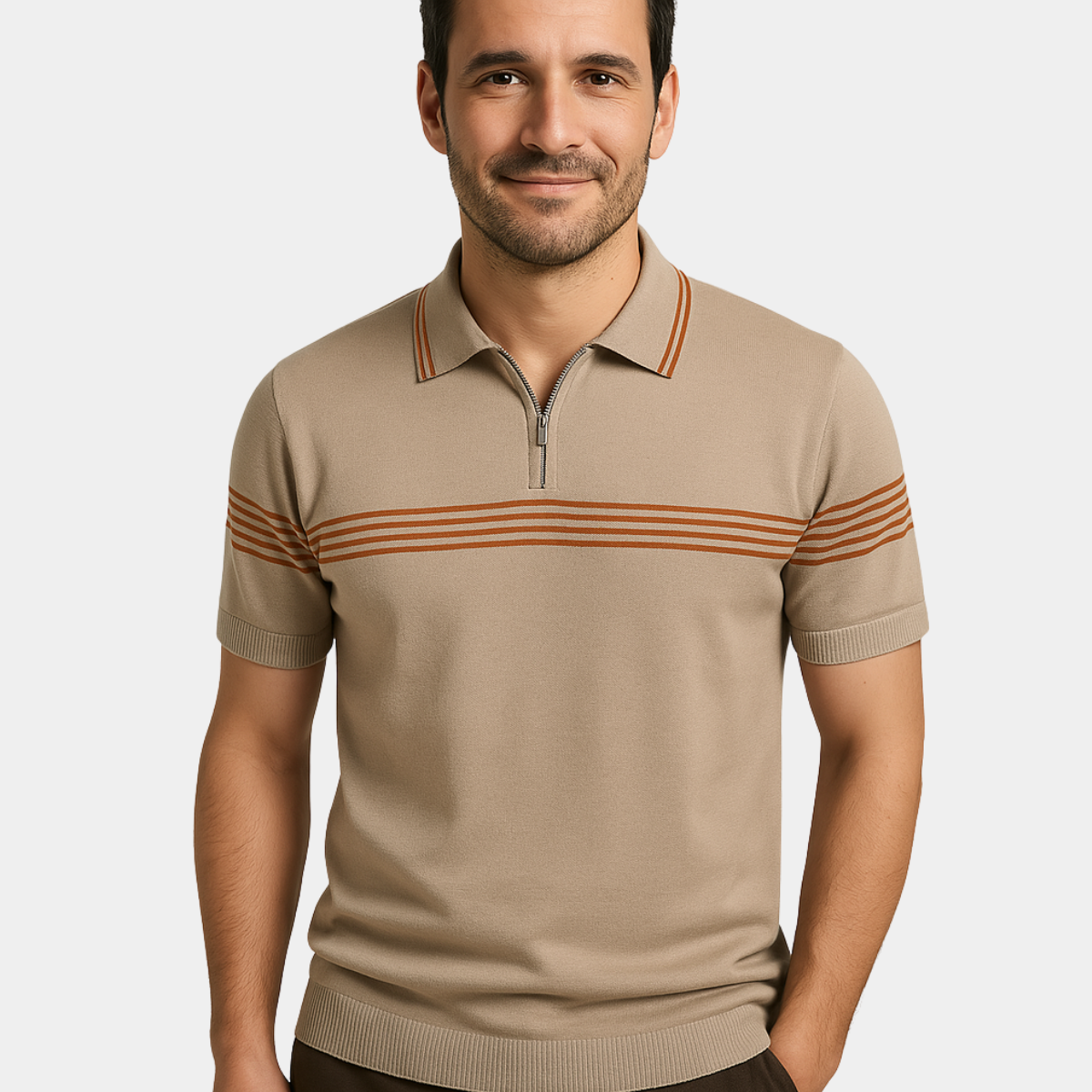 Kris® | Striped Polo