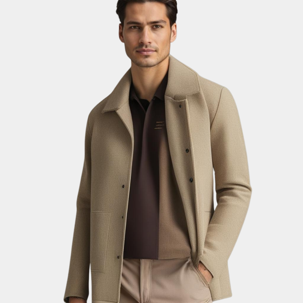 Silas® | Elegant Wool Coat