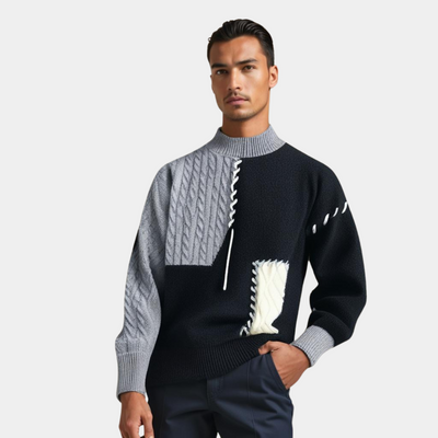 Bruce® | Luxury Patchwork Sweater