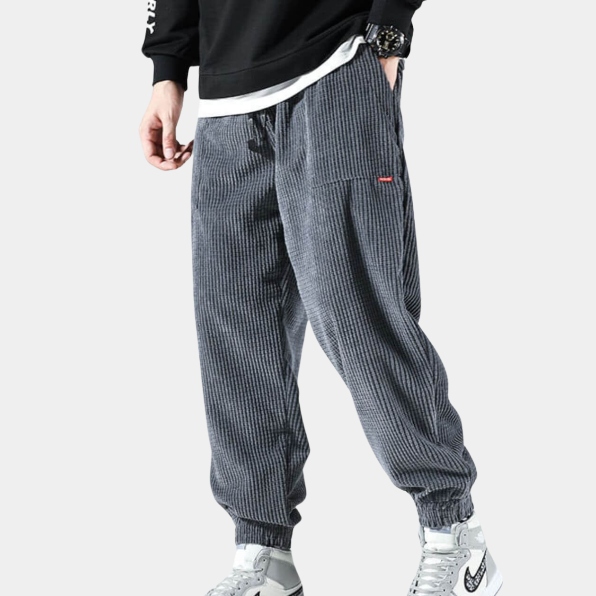 Imran® | Stylish Cord Jogging Pants