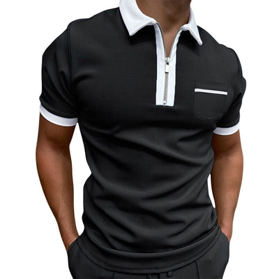 Kacey® | Business T-Shirt With Zip For Men