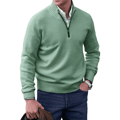 Cayetano® | Cashmere sweater with zipper