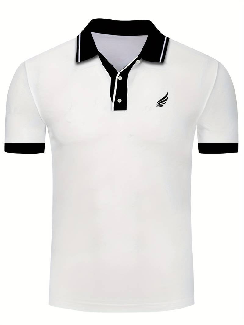 Lucila® | Casual, Plain Polo Shirt For Men