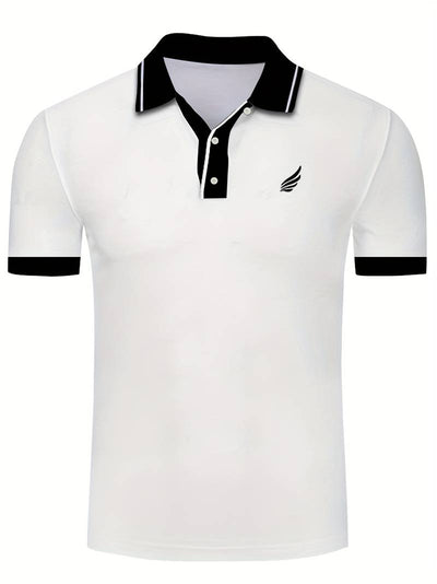 Lucila® | Casual, Plain Polo Shirt For Men