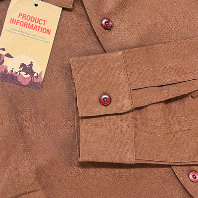 Men's Smmer Fashion Slb Linen Long Sleeve ShirtP