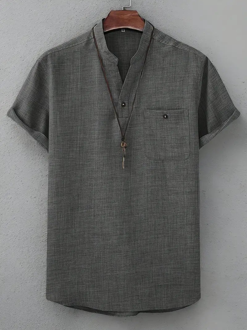 Jarvis | Short-sleeved shirt with chest pocket