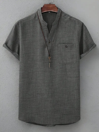 Jarvis | Short-sleeved shirt with chest pocket
