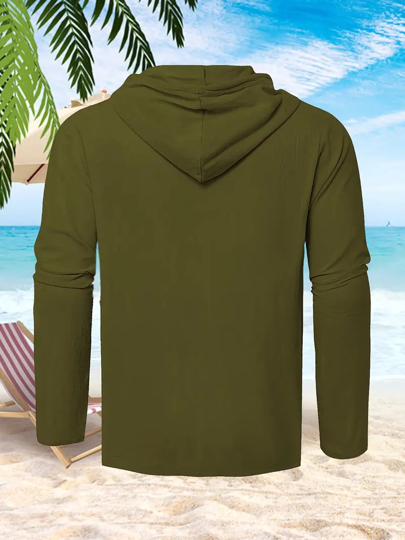 Lynea® | Casual Hooded Shirt With Buttons