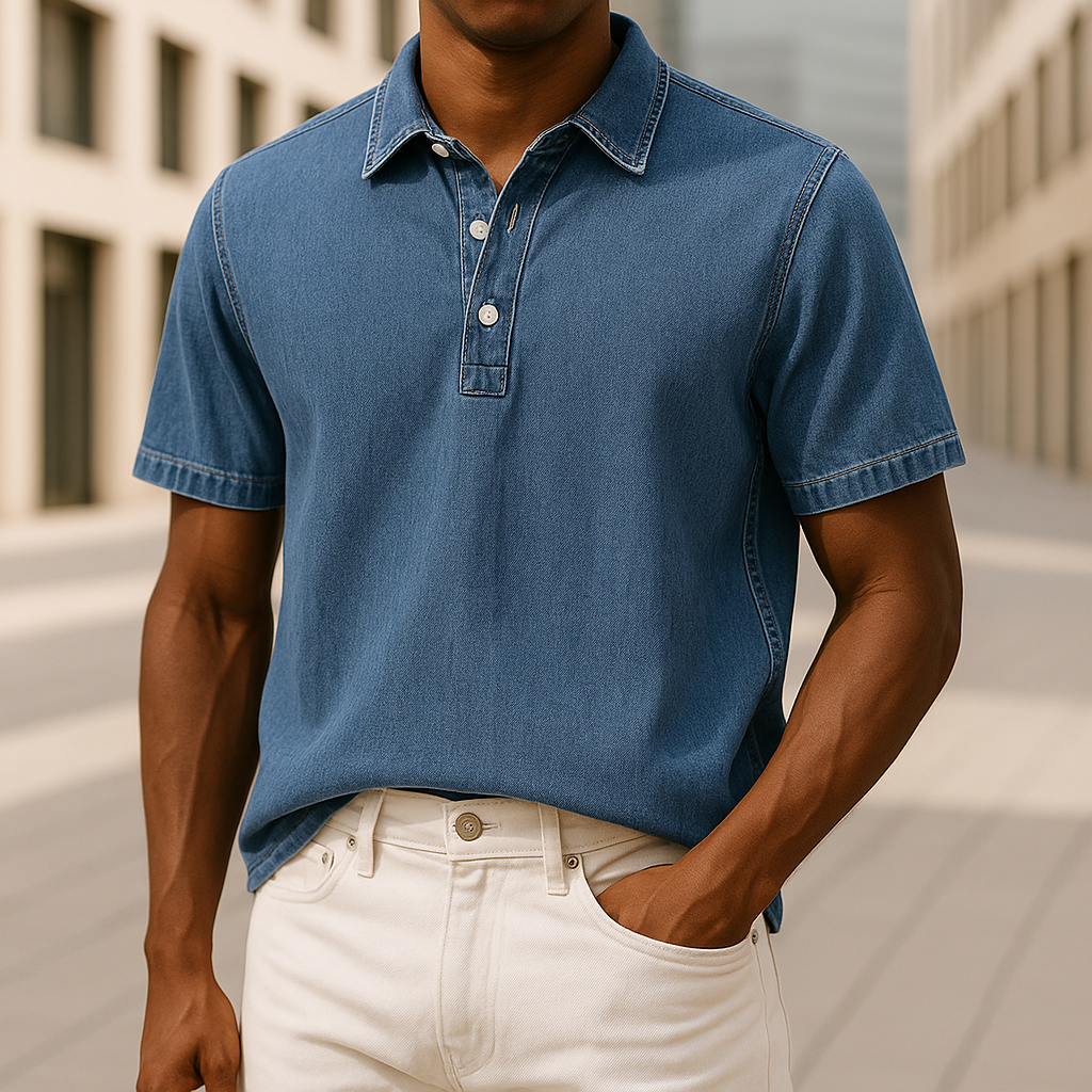 Kavan® | Denim Polo Shirt