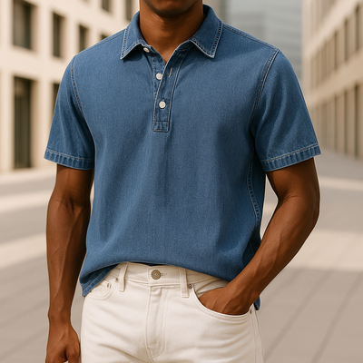Kavan® | Denim Polo Shirt