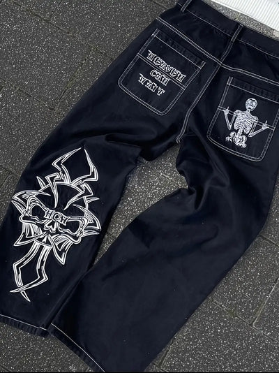 Maksymilian® | Casual Embroidery Jeans For Men