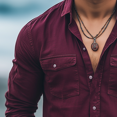 Mauricio | Men'S Basic Solid Color Cotton Long Sleeve Shirt