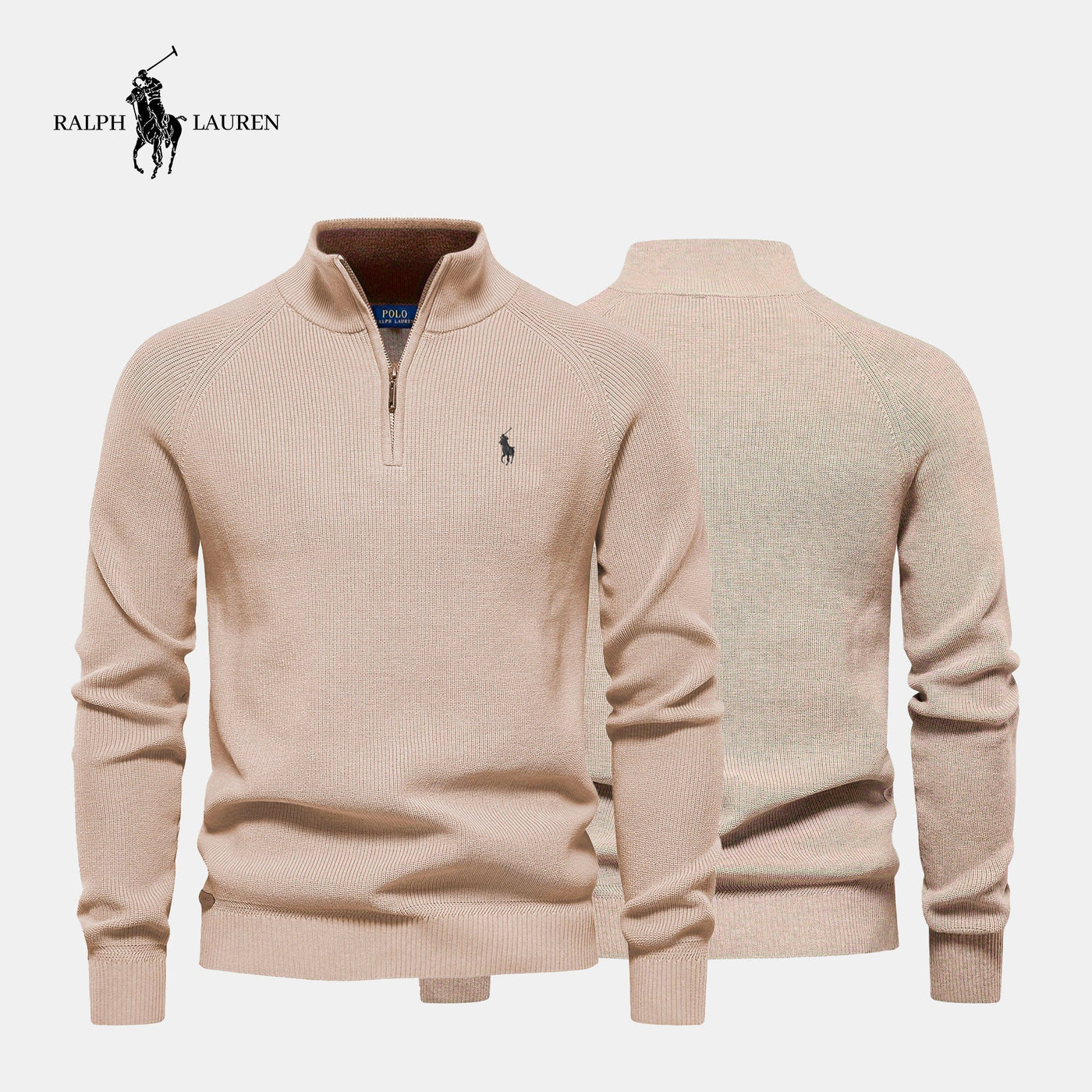Joaquín® | R&L Zipped Neck Sweater