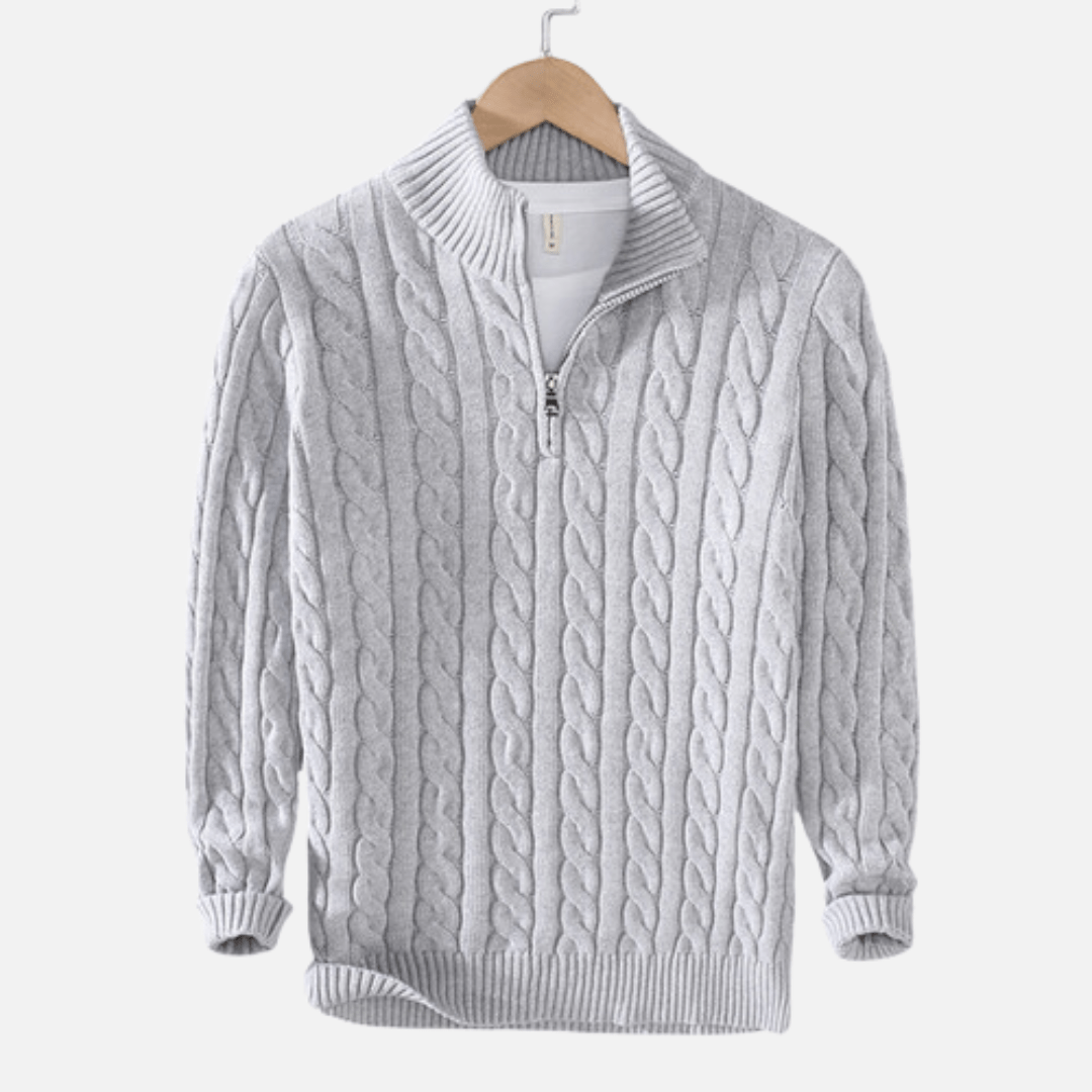 Jey | Modern half-zip sweater