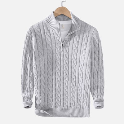 Jey | Modern half-zip sweater