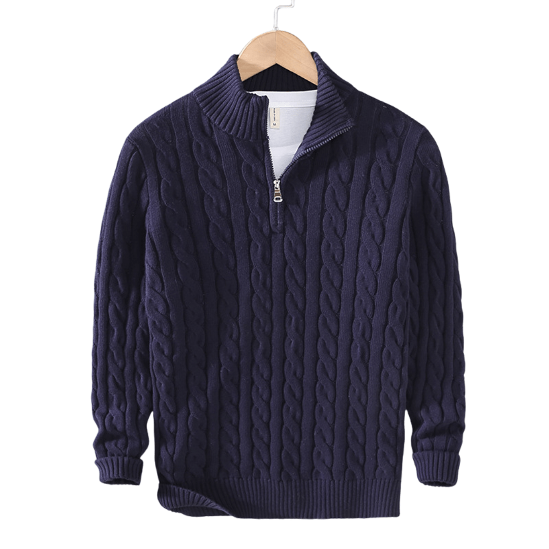 Jey | Modern half-zip sweater