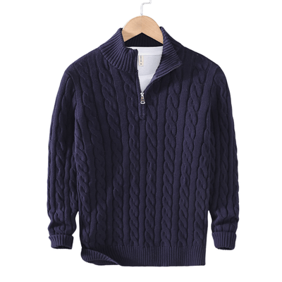 Jey | Modern half-zip sweater
