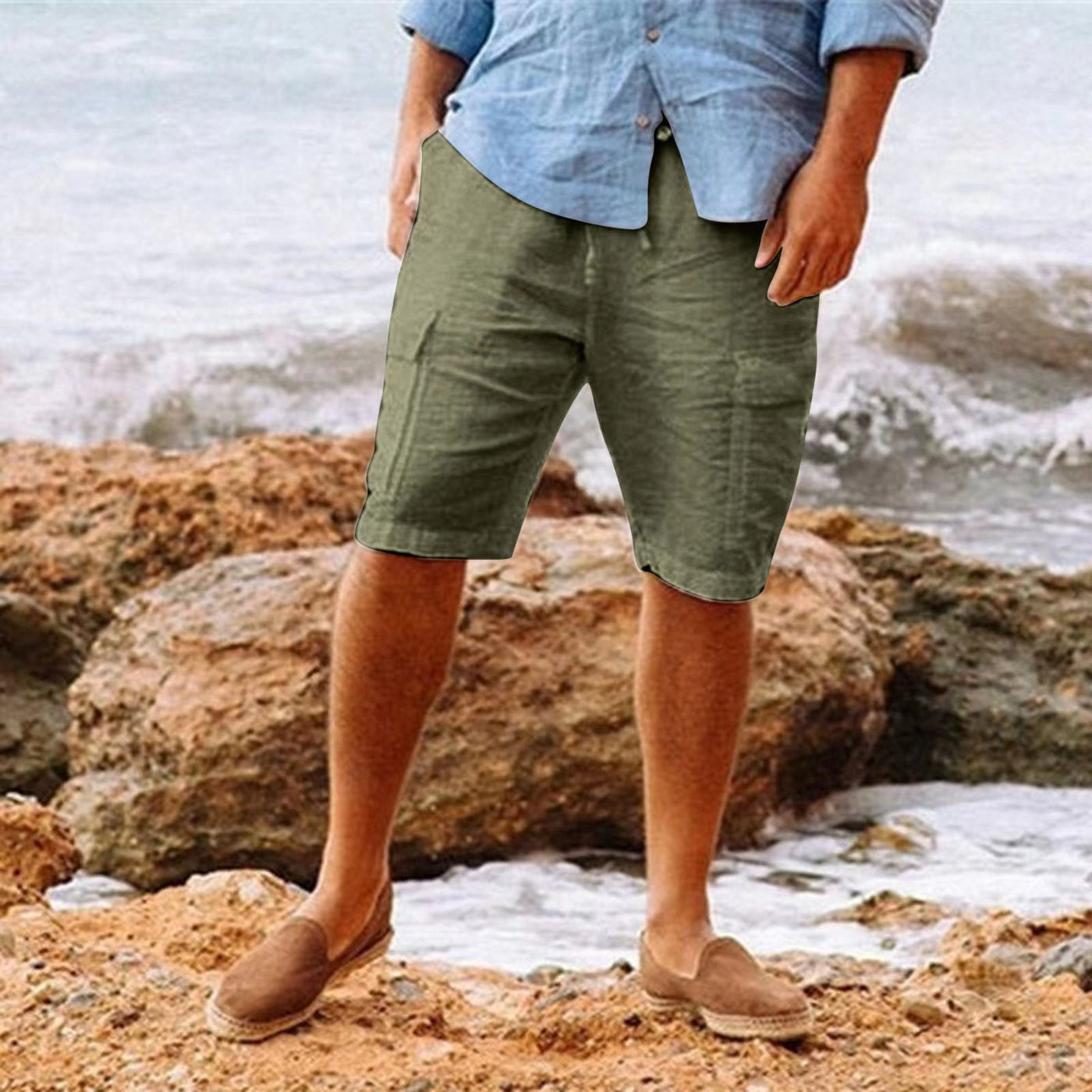 Dacre® | Comfortable Linen Shorts For Men