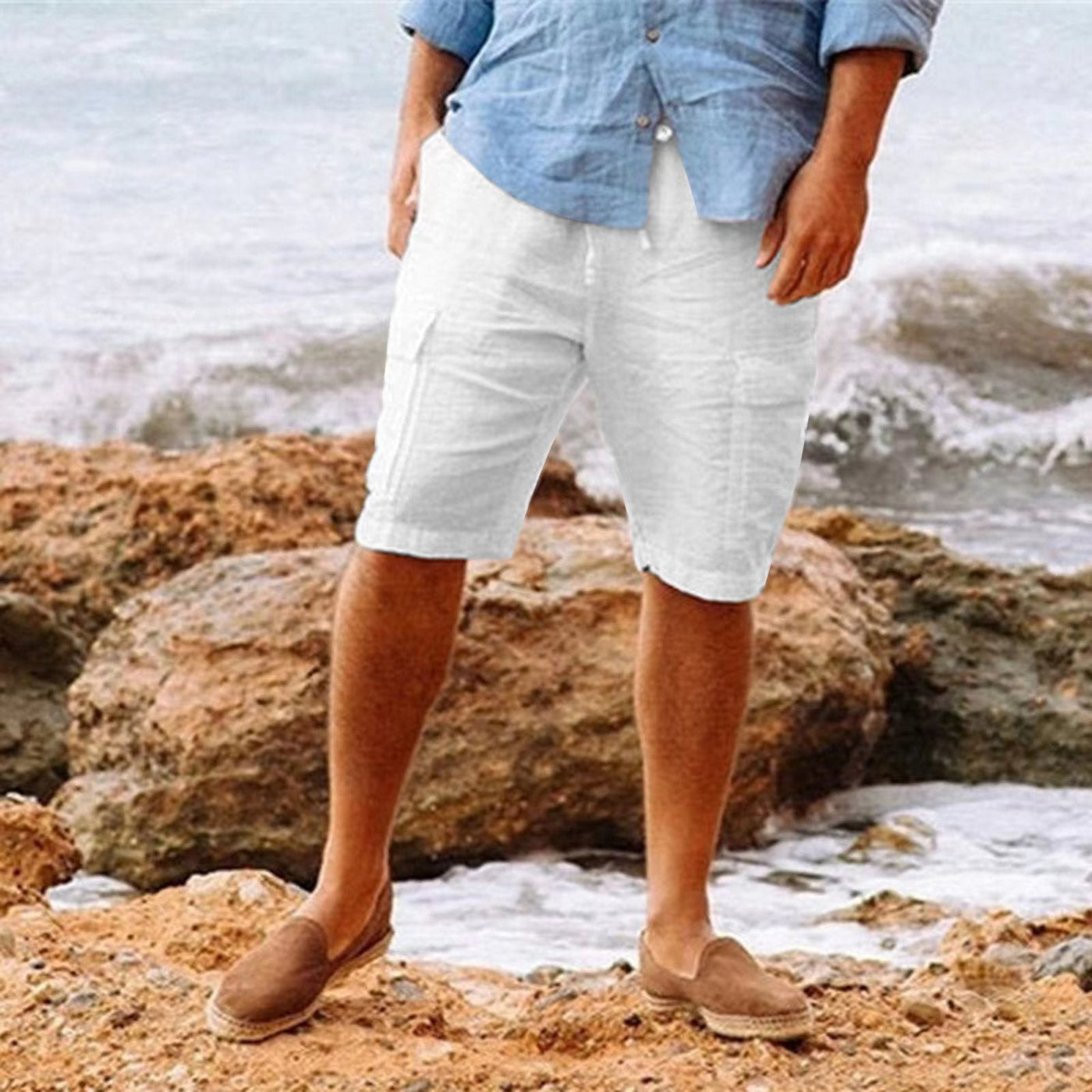 Dacre® | Comfortable Linen Shorts For Men