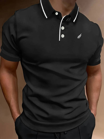 Lucila® | Casual, Plain Polo Shirt For Men