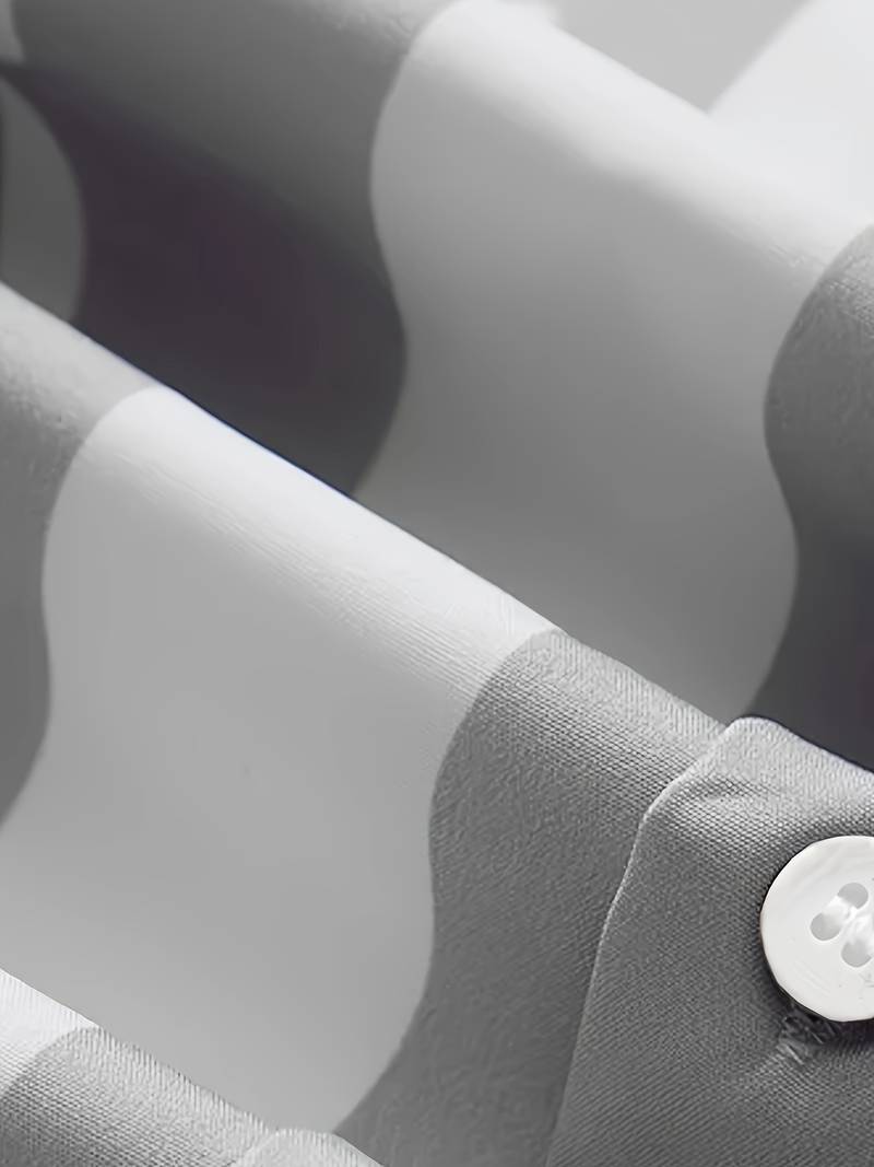 Macario® | Short Sleeve Shirt With Bamboo Print And Color Block