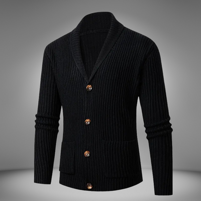 Dervin | Men's relaxed fit knitted cardigan