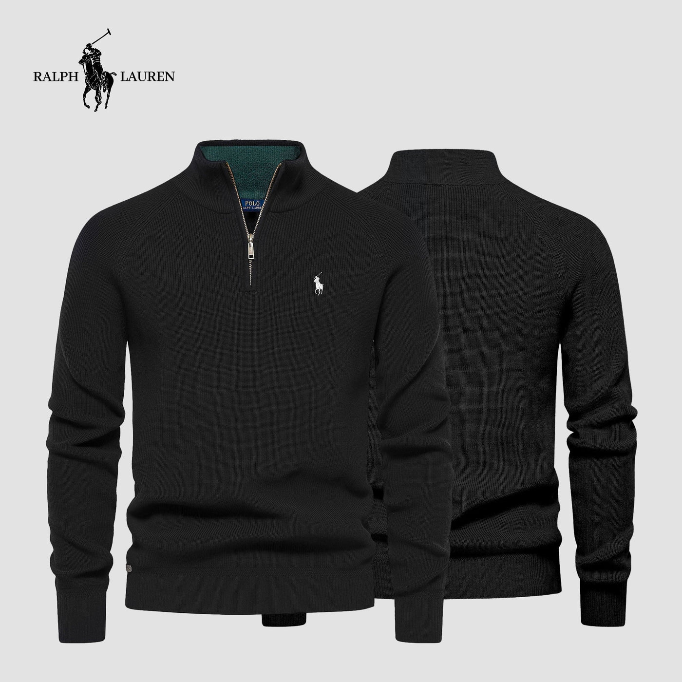Joaquín® | R&L Zipped Neck Sweater