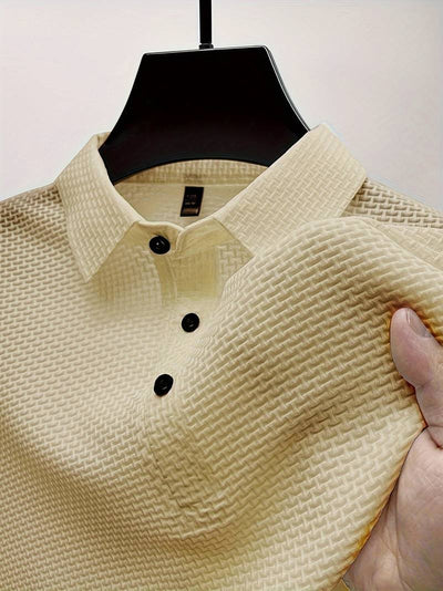 Luz® | Casual, Breathable Short-Sleeved Shirt With Half Buttons