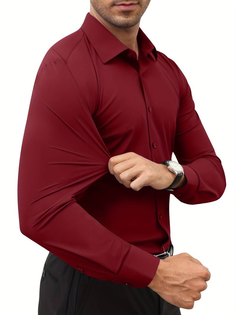 Duncan® | Long-Sleeved Shirt With Buttons For Men