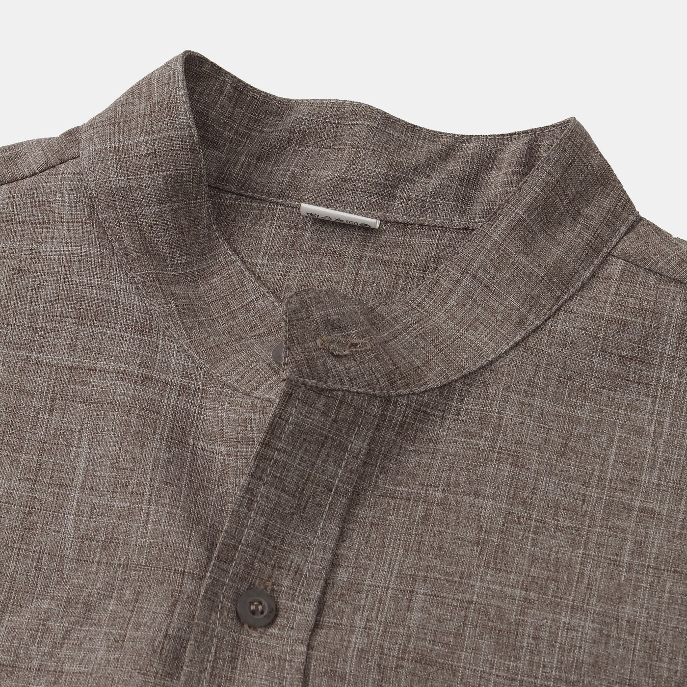 Oswald | Plain cotton shirt with buttons