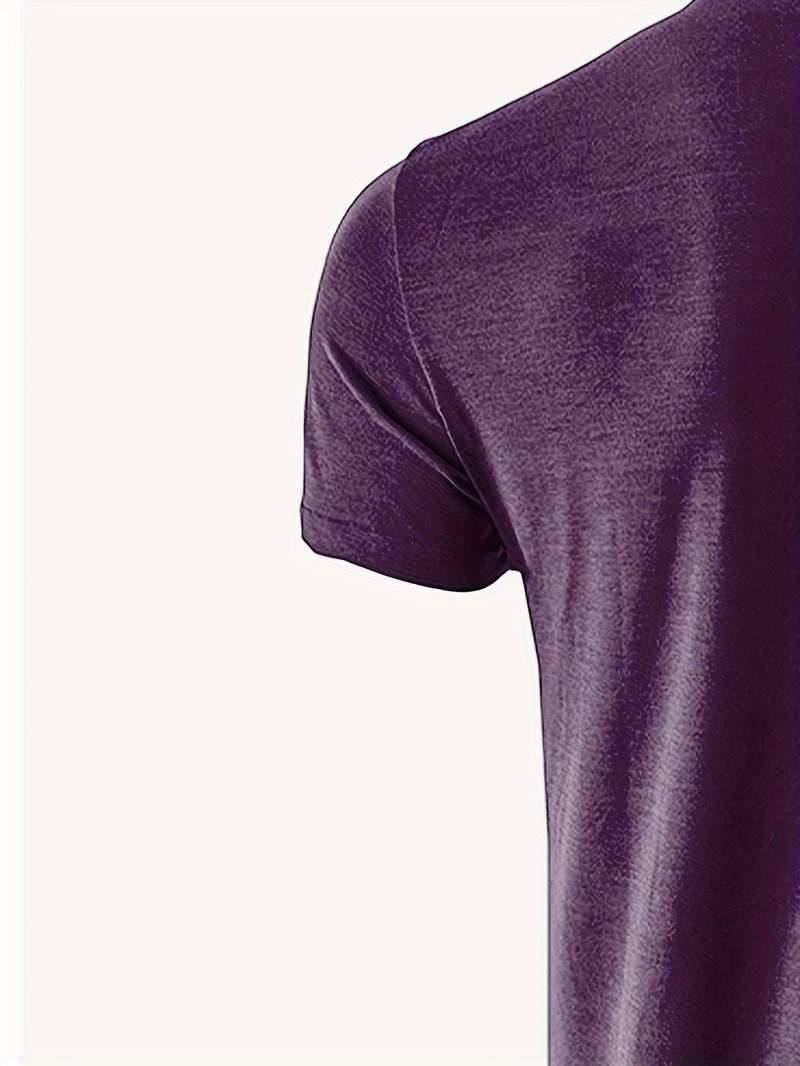 Lucian® | Casual Short Sleeve Turtleneck T-Shirt