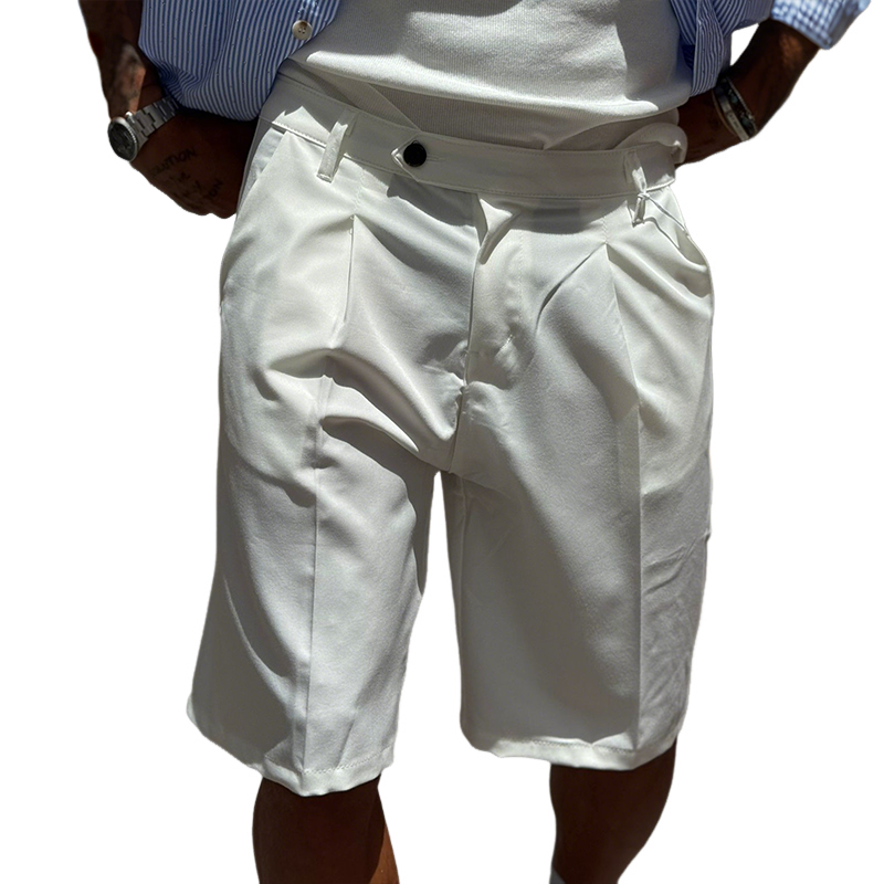 Clyde | Men'S Retro Casual Solid Color Shorts