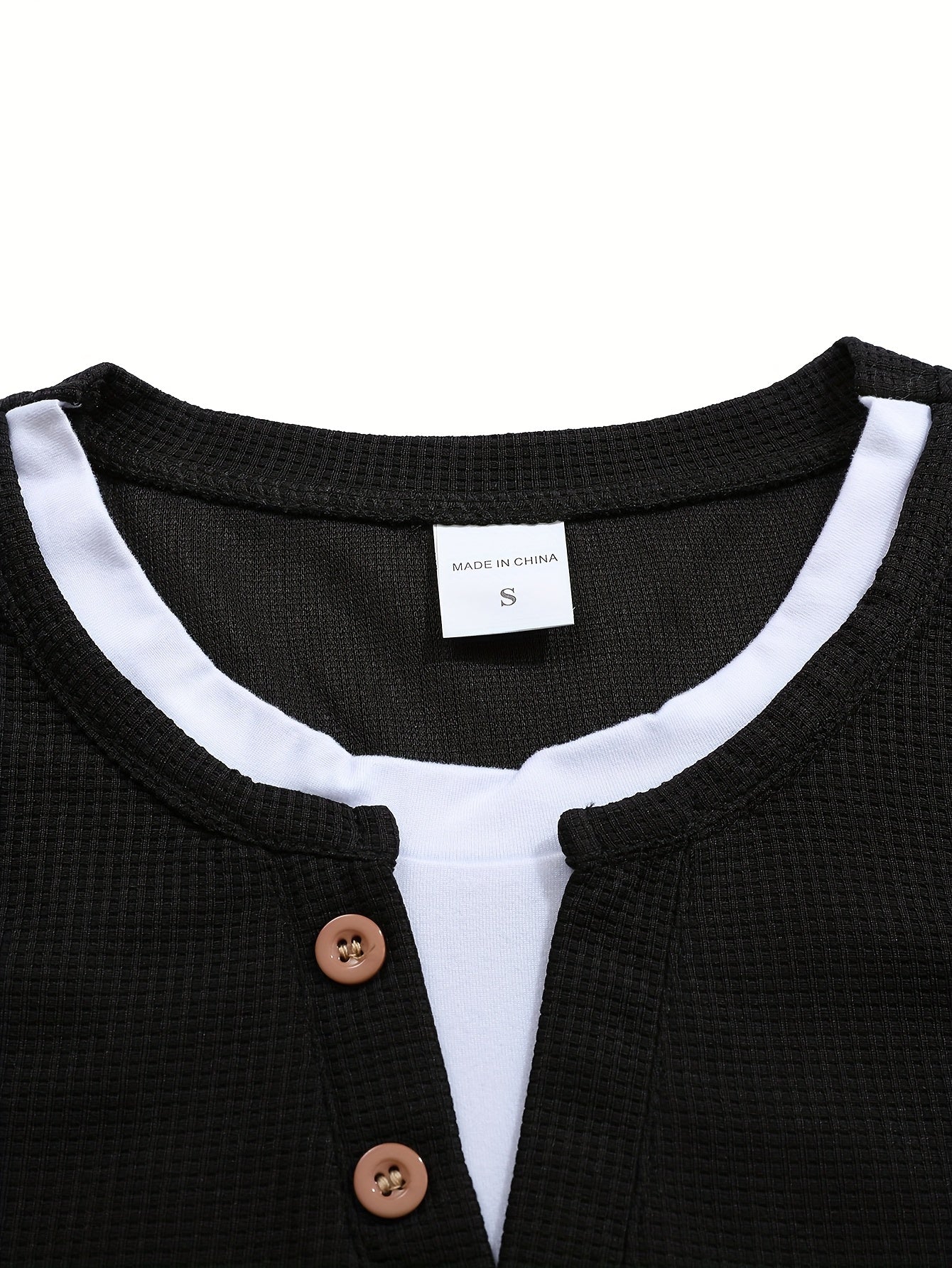 Isiah | Long-sleeved polo shirt with buttons and pocket