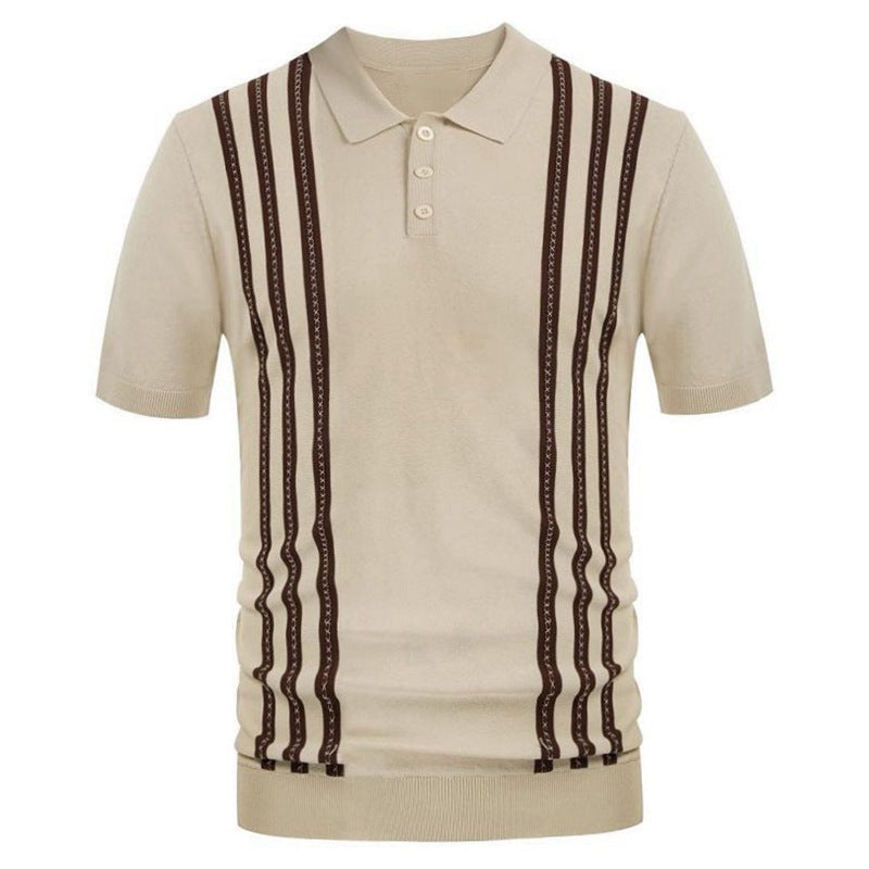 Leo® | Striped Casual Polo