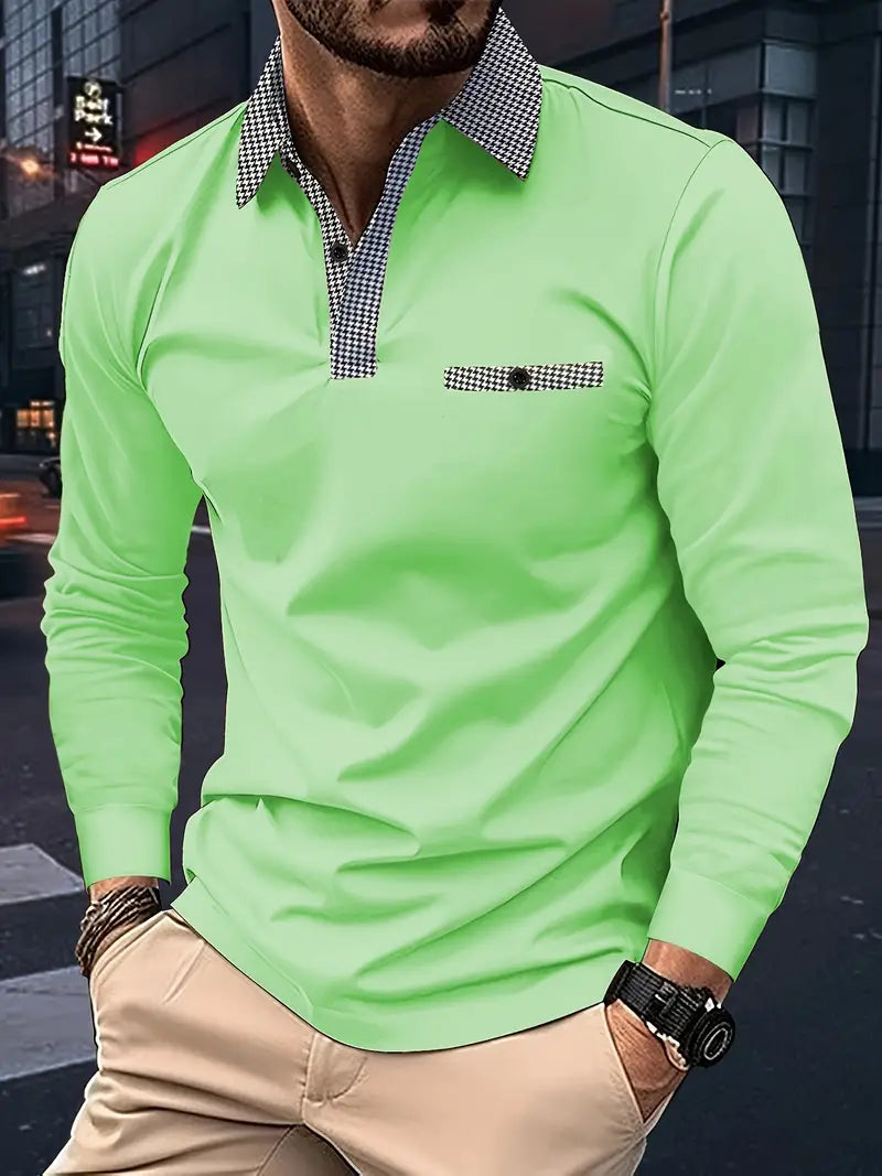 Daniel® | Classic Long-Sleeved Polo Shirt For Spring