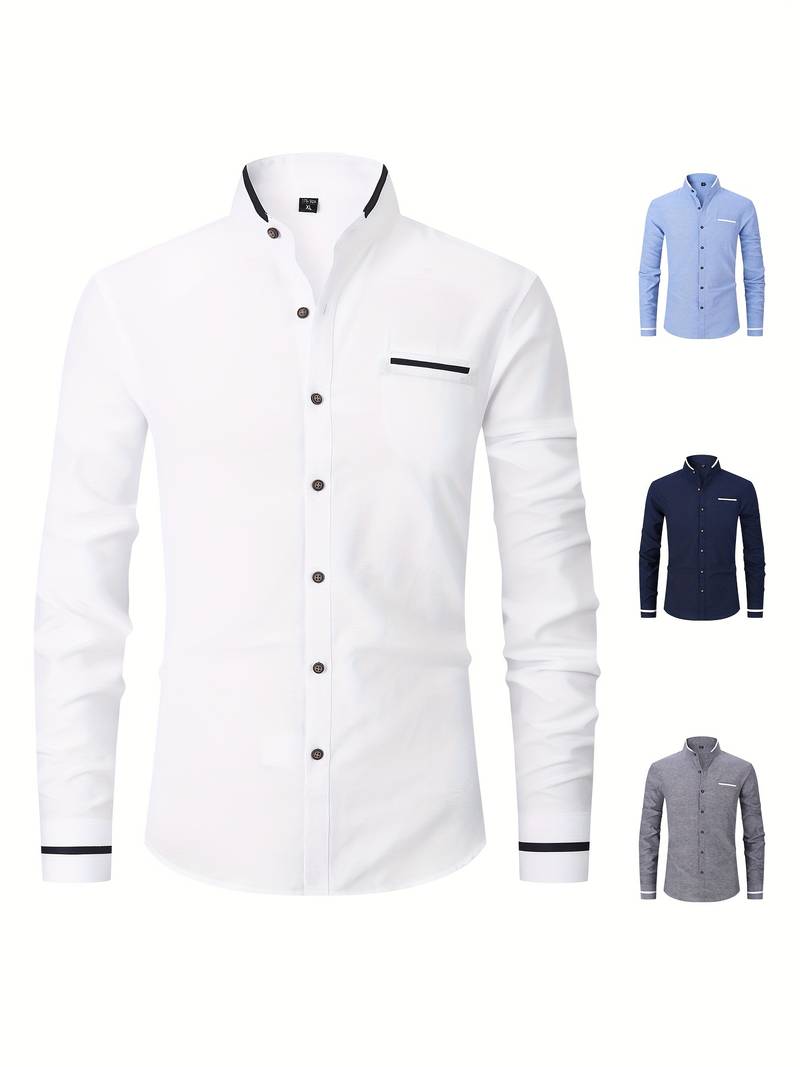 Lita® | Long Sleeve Collar Shirt For Men