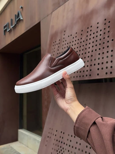 River | Casual Leather Slip-On Shoes