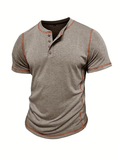 Malcolm | Short-sleeved button-down T-shirt