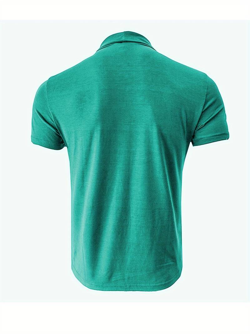 Lucian® | Casual Short Sleeve Turtleneck T-Shirt