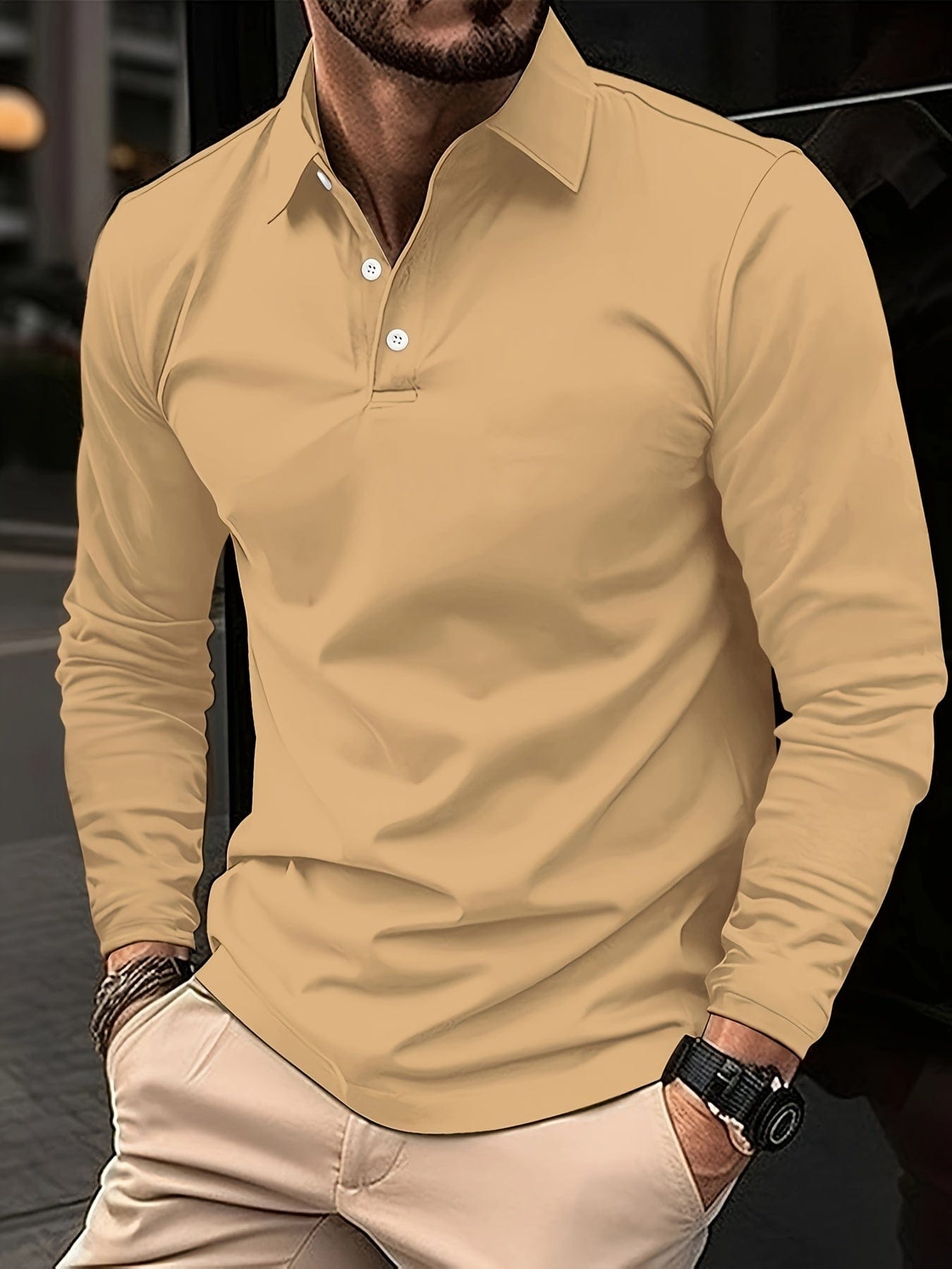 Noé® | Men'S Long Sleeve Polo Shirt