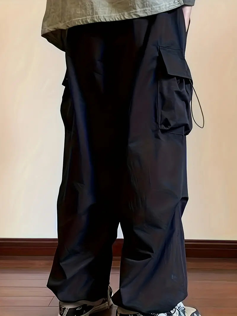 Ovidio® | Baggy Pants With Multiple Flap Pockets