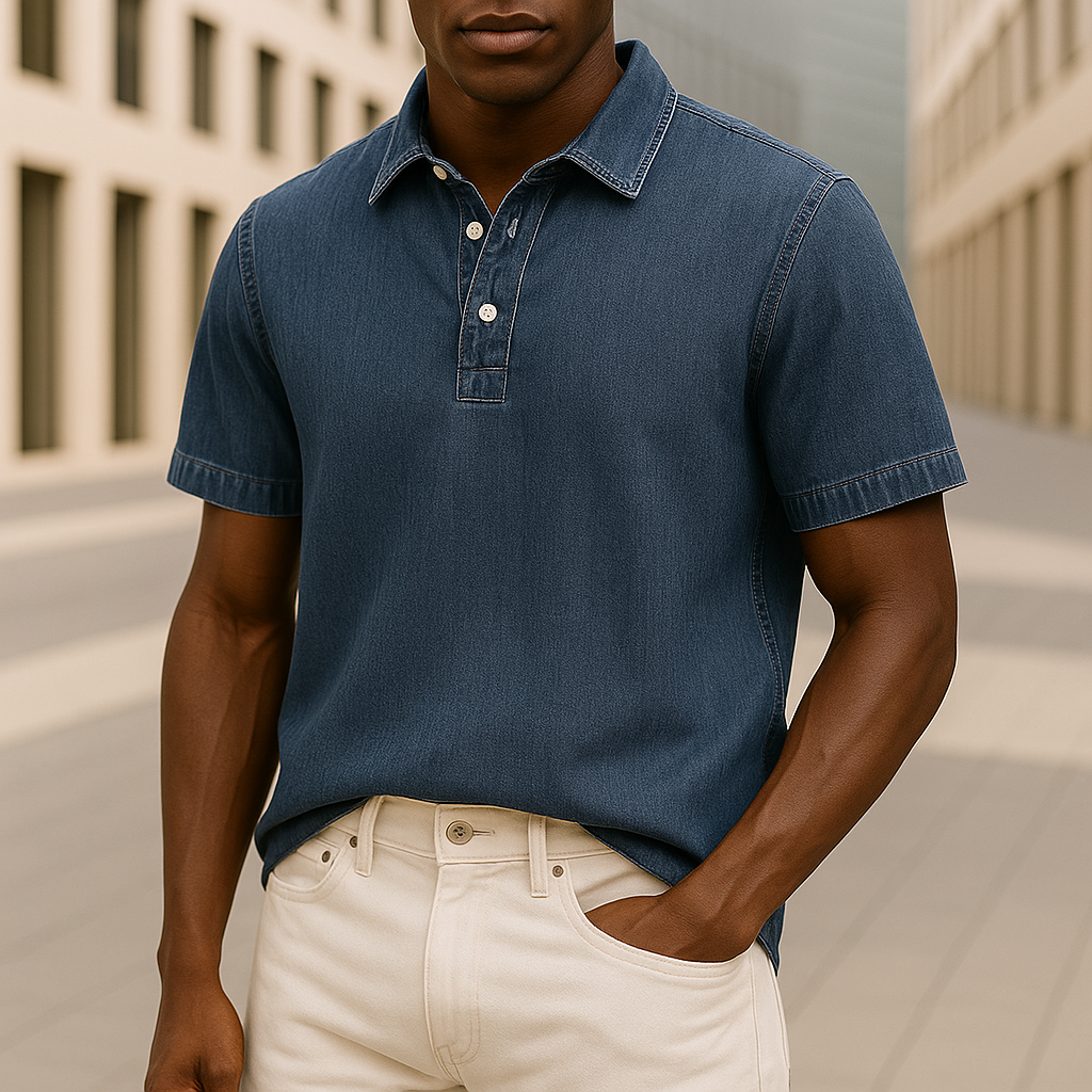 Kavan® | Denim Polo Shirt