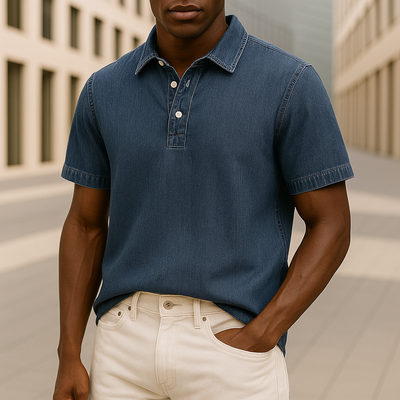 Kavan® | Denim Polo Shirt