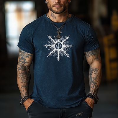 Burt | Men'S Summer Fashion Printed Cotton Blend Short-Sleeved T-Shirt