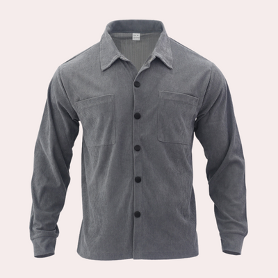 Ventura® | Robust long sleeve corduroy shirt for men