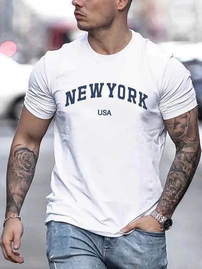 Craig® | T-Shirt With New York Print For Men