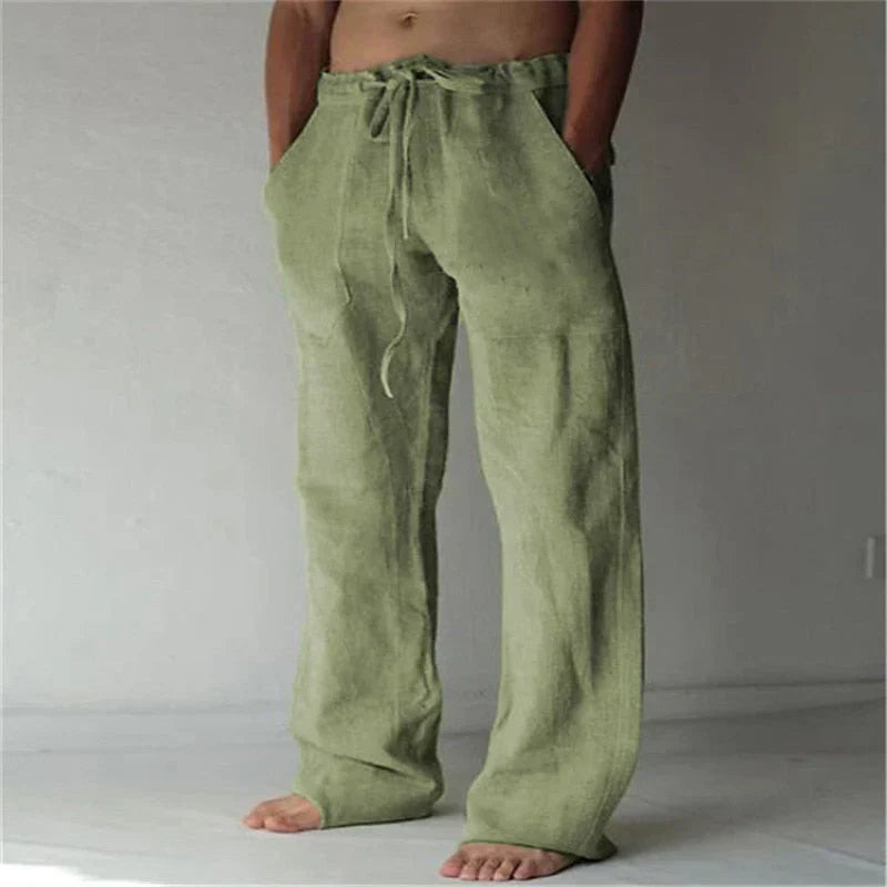 Hosea® | Men'S Baggy Linen Trousers
