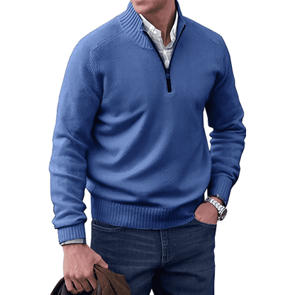 Cayetano® | Cashmere sweater with zipper